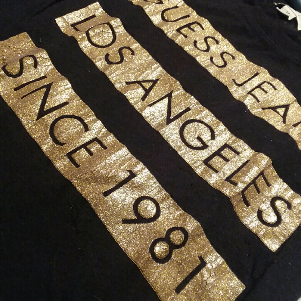 Sheer black Guess tee